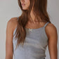 Knit Pointelle Ribbed Cami