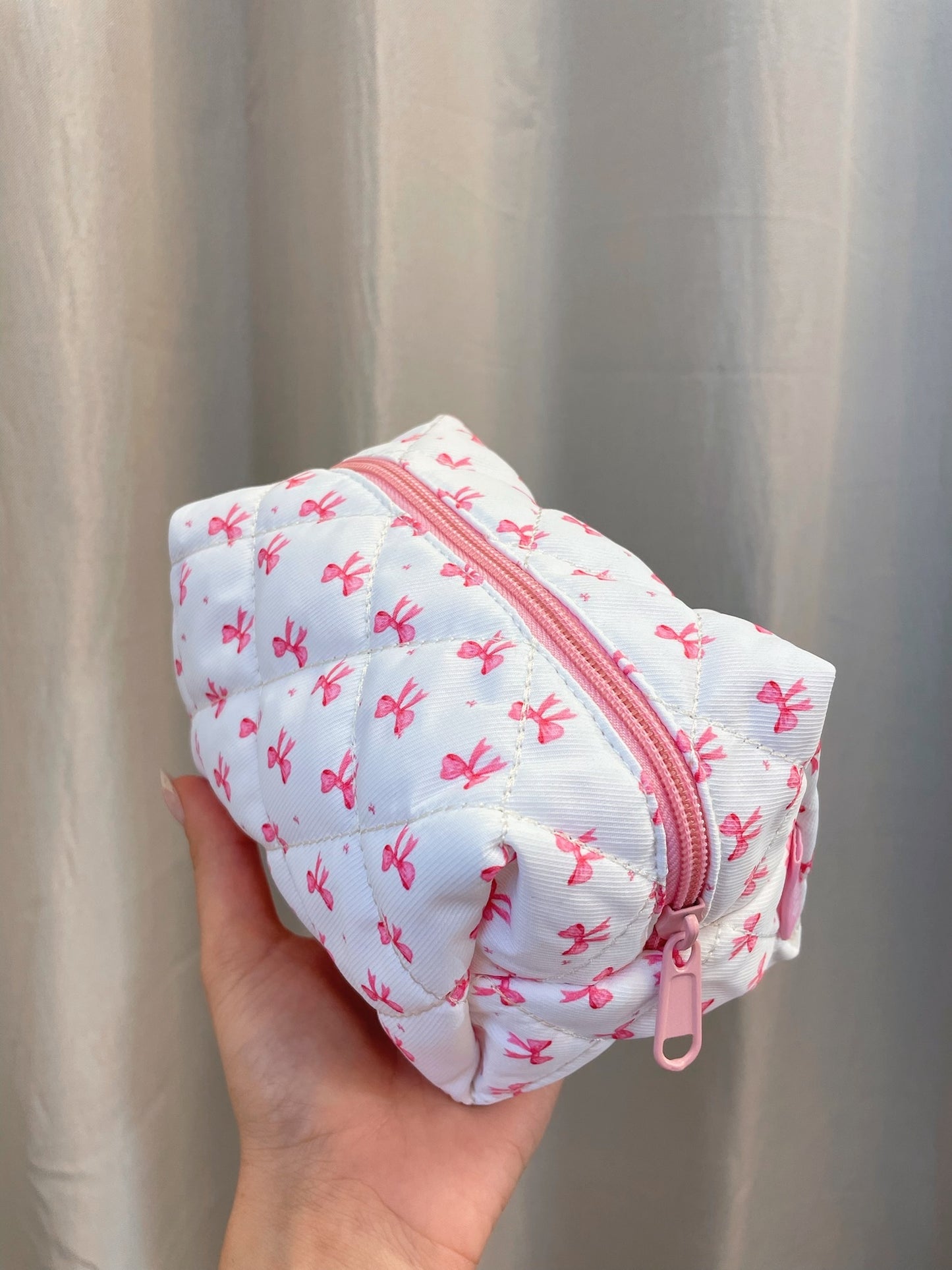 Quilted Makeup Bag