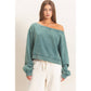 Off The Shoulder Sweatshirt