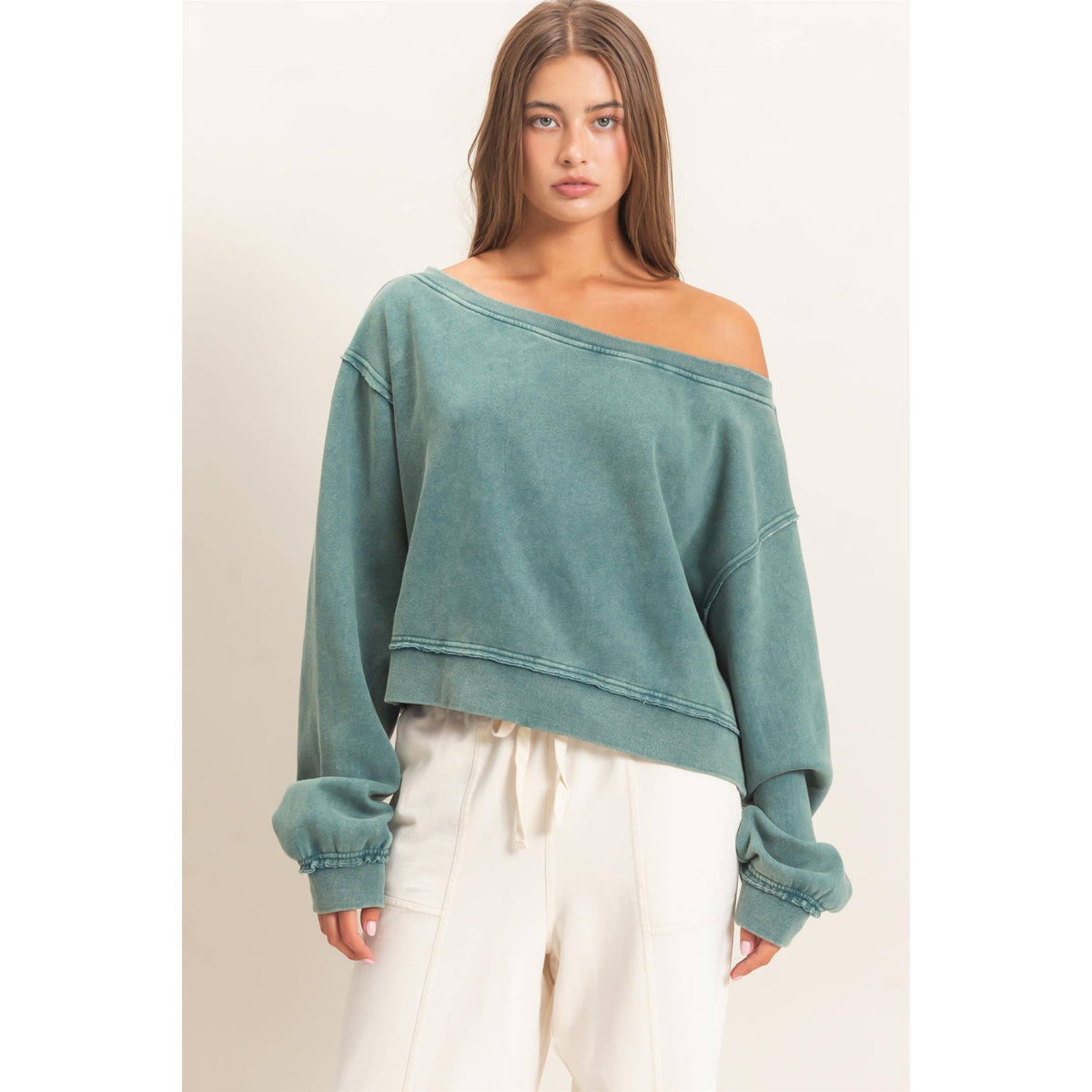 Off The Shoulder Sweatshirt