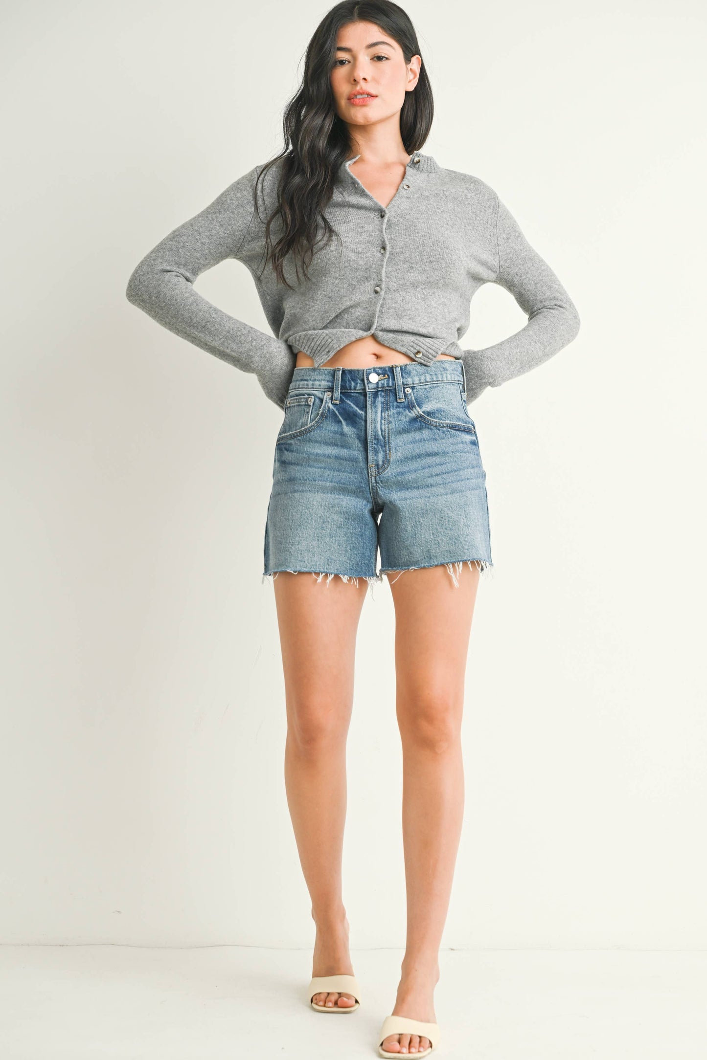Medium Longer Length Stretch Short