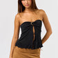 Tube Flyaway Top with Trim