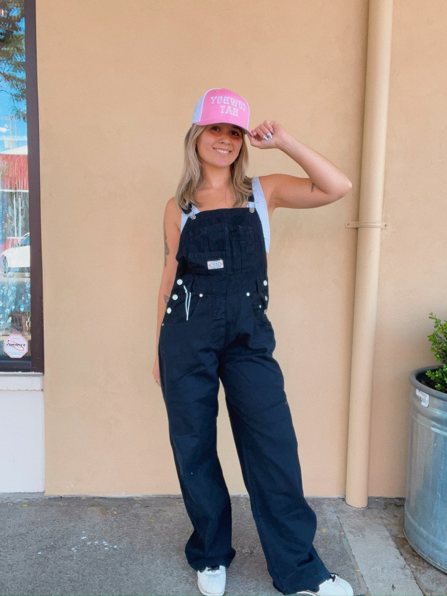 90s Retro Overall - Black