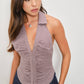 MARGOT HALTER NECK TOP