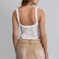 Stretch Mesh Lace Bodysuit