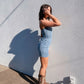 Distressed Denim Dress