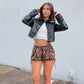 Basic Cropped Moto Jacket