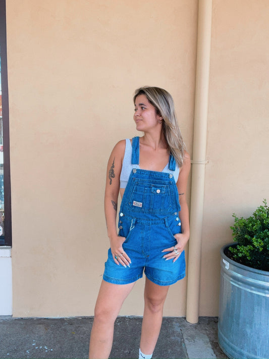 90s Retro Short Overall