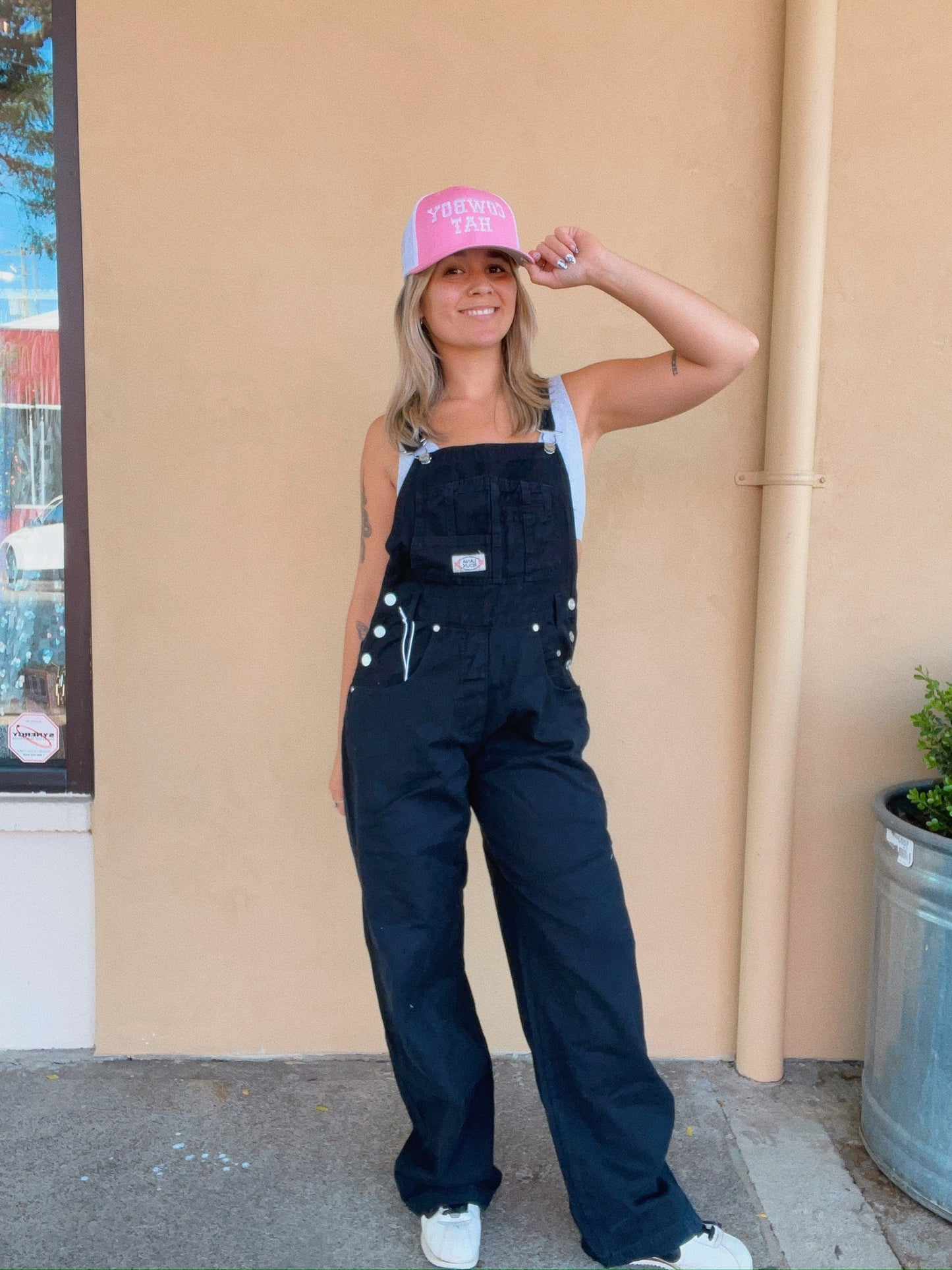 90s Retro Overall - Black