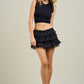 Frill Lace Mini Skort