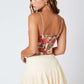Red Floral Corset