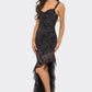 Black Floral Maxi