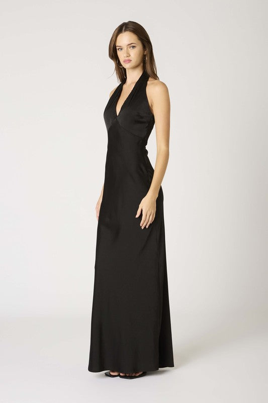 Halter maxi dress