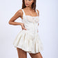 Satin Lace Fit Romper