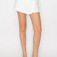 Wrap High-Rise Elastic Mini Skort