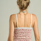 Peach Floral Lace Tank