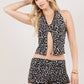 Leopard Print Open Front Top
