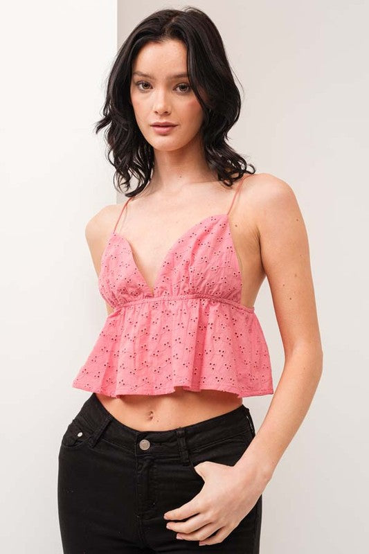Eyelet Top