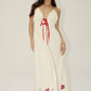 Shell Halter Maxi Dress