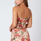 Red Floral Corset
