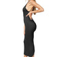 Ruched Bum Back Dress