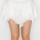 White Lace Skort