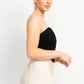 Shirred Corset Tube Top