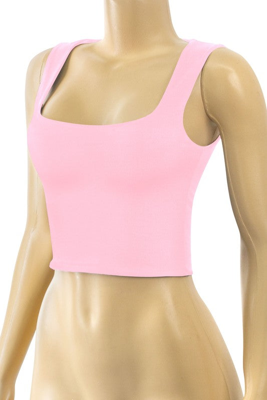 Seamless Square Crop T-shirt