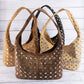 Multi Rivet Studded Shoulder Bag