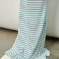 DEVIN STRIPED LOUNGE PANTS WITH RUFFLE