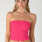 Lace Textured Tube Top