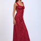 Satin Ruched Bust Sleeveless Open Back