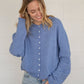 Dusty Blue Piper Cardigan