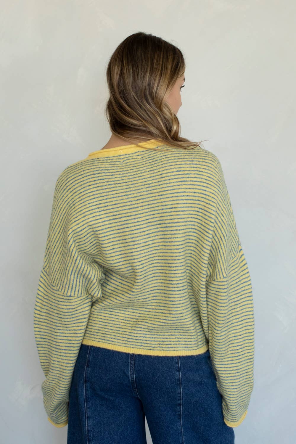 Piper Cardigan - Pin Striped
