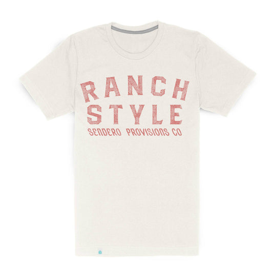 Ranch Style T-Shirt: Vintage White / Large