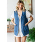 Denim Vest with Pockets