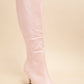 Croc Pattern Patent Finished Pointed Heel Boot