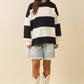 Contrast Panel Long Sleeve Slouchy