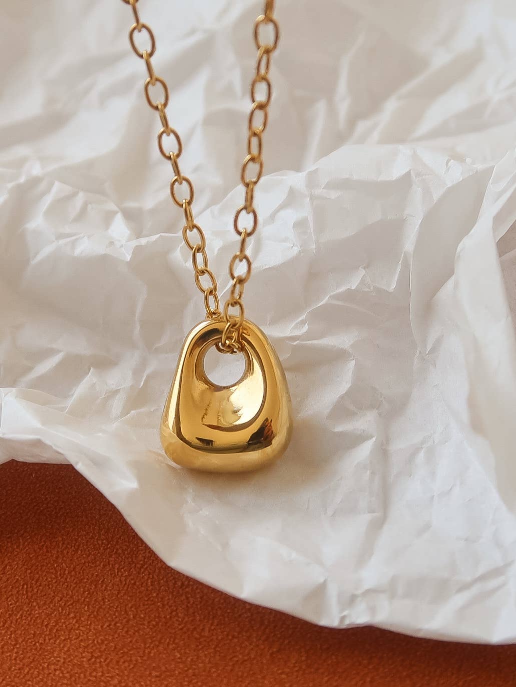Rosélia 18K Gold Non-Tarnish Charm Necklace