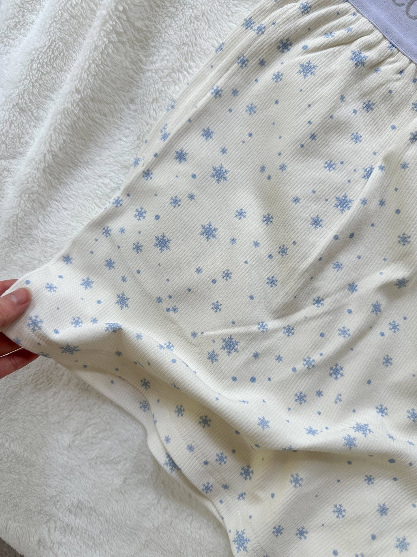 Snowflake PJ Shorts