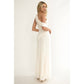 One Shoulder Wrap Maxi Dress