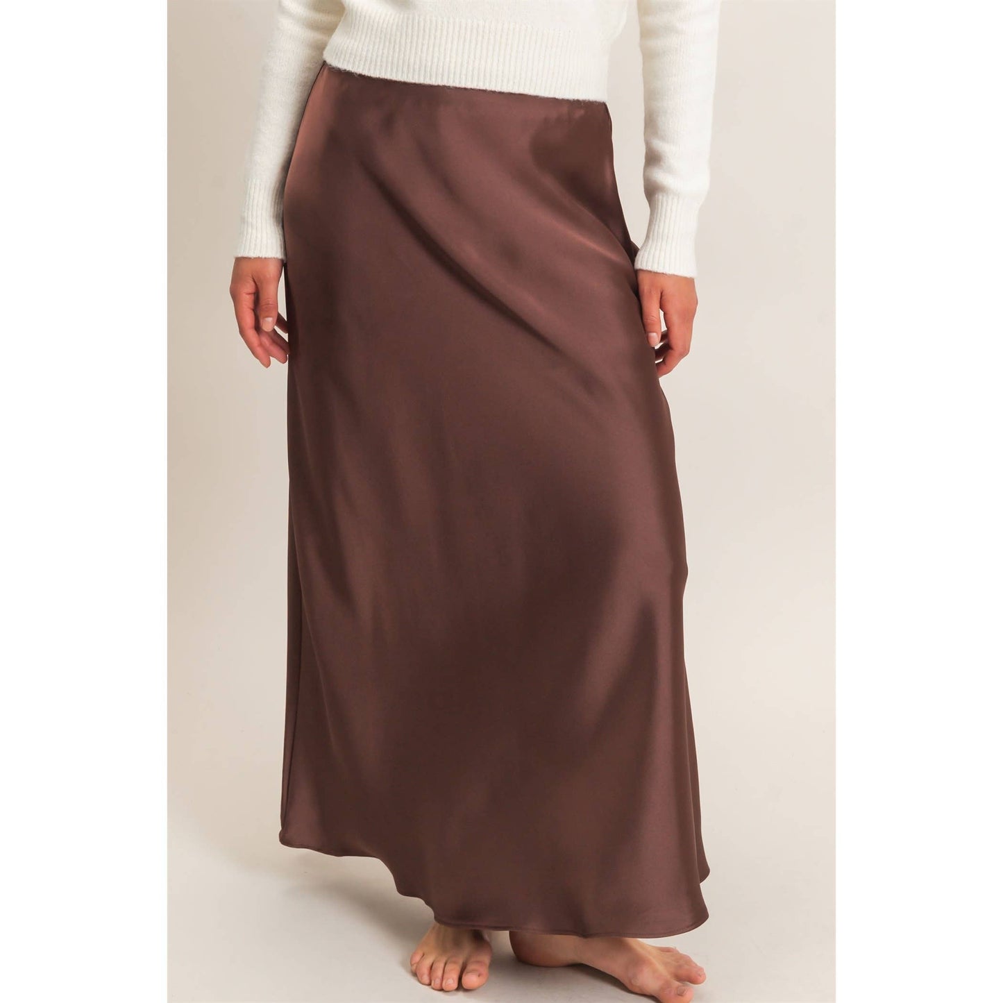 Satin Maxi Skirt