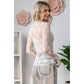 Lace Long Sleeve See Through Top