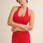 Scoop Neck Halter Top