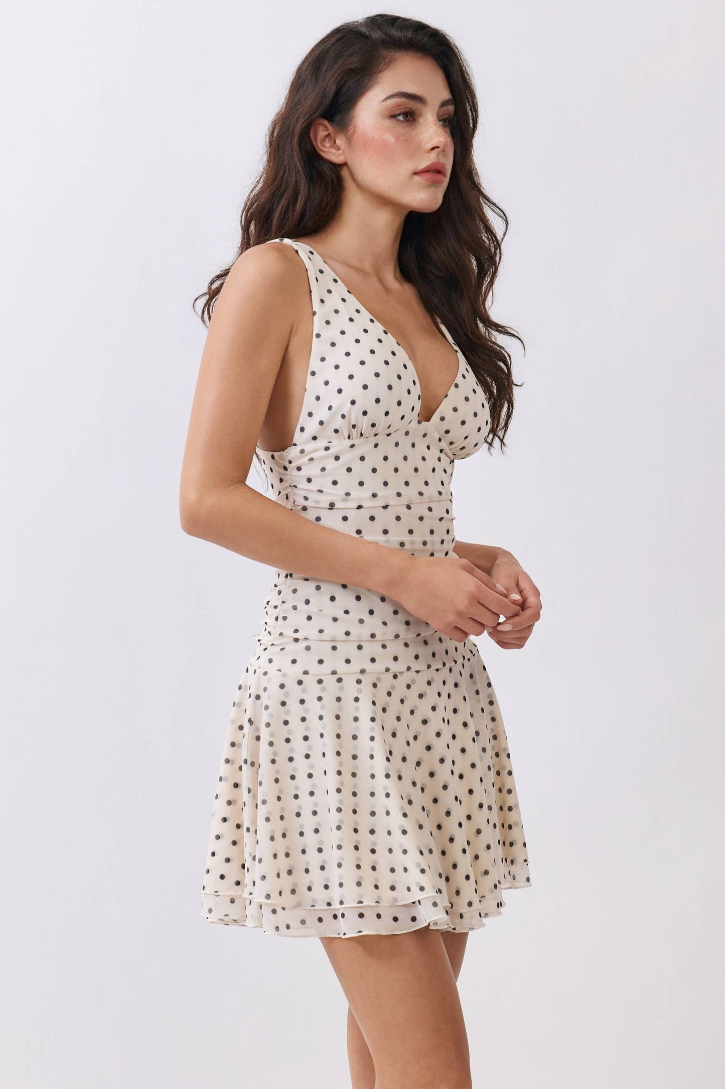 Polka Dot Flare Dress