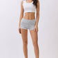 Stripe Foldover Shorts