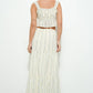 Cream Cottage maxi Skirt
