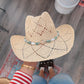 Star Stone Woven Western Hat