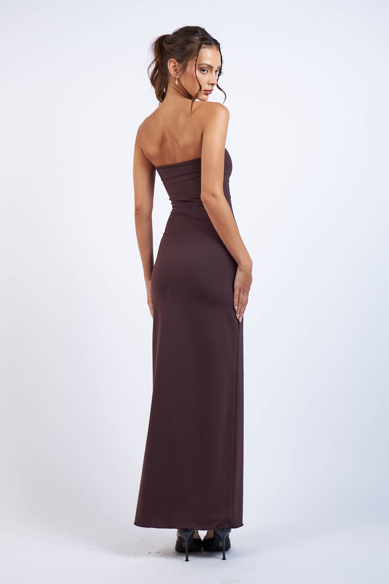 Slim Fit Slit Maxi Dress