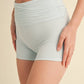 Soft Knit Foldover Shorts